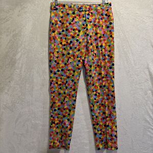 Opposuits Men's Rainbow Confetti Polka Dot Multicolor Flat Front Pants Size 42